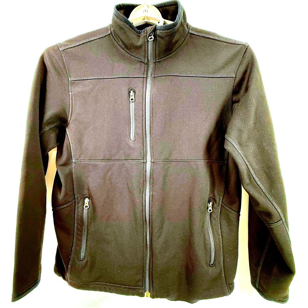 Port Authority Soft Shell Jacket Coat Mens Medium Black Outerwear